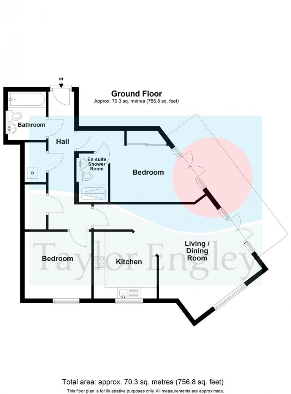 Floorplan for Darley Road, Meads, Eastbourne