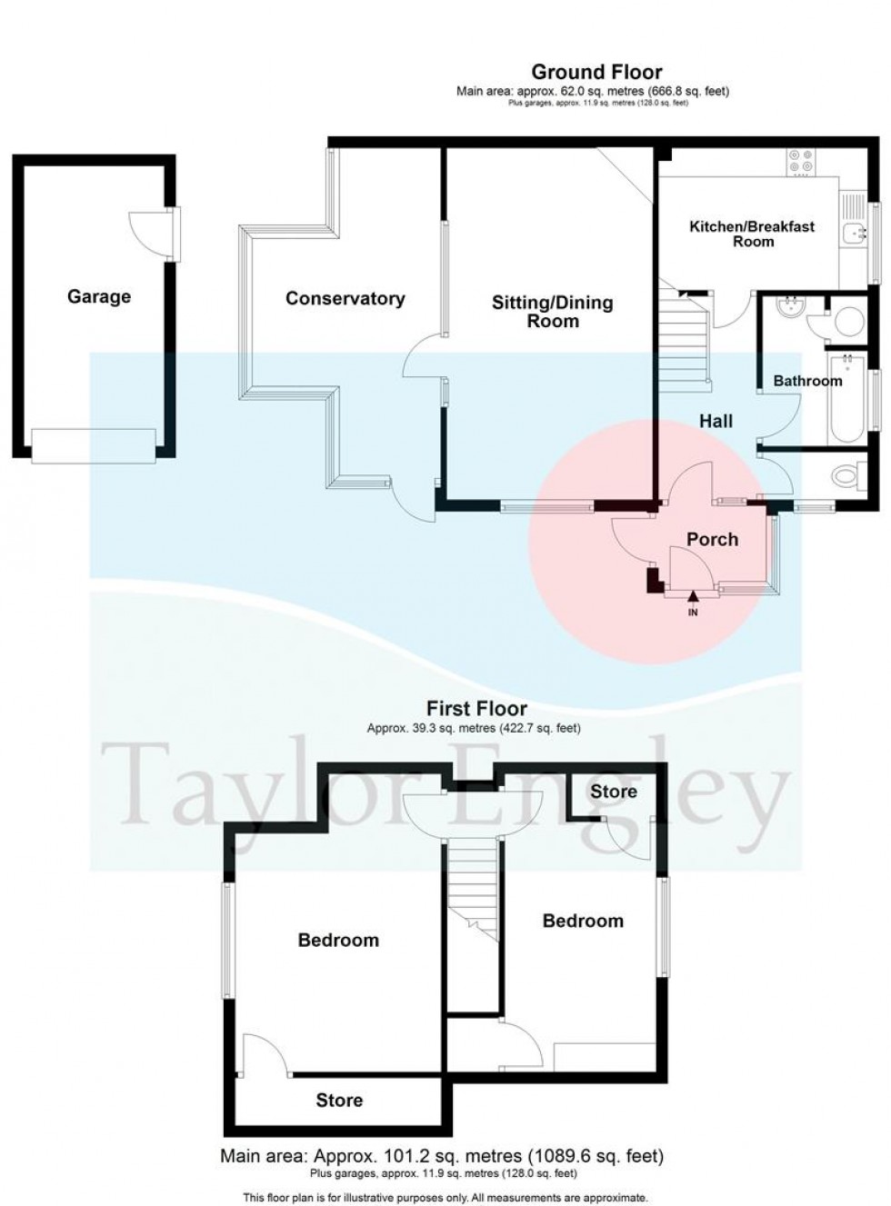 Floorplan for Castle Drive, Pevensey Bay, Pevensey