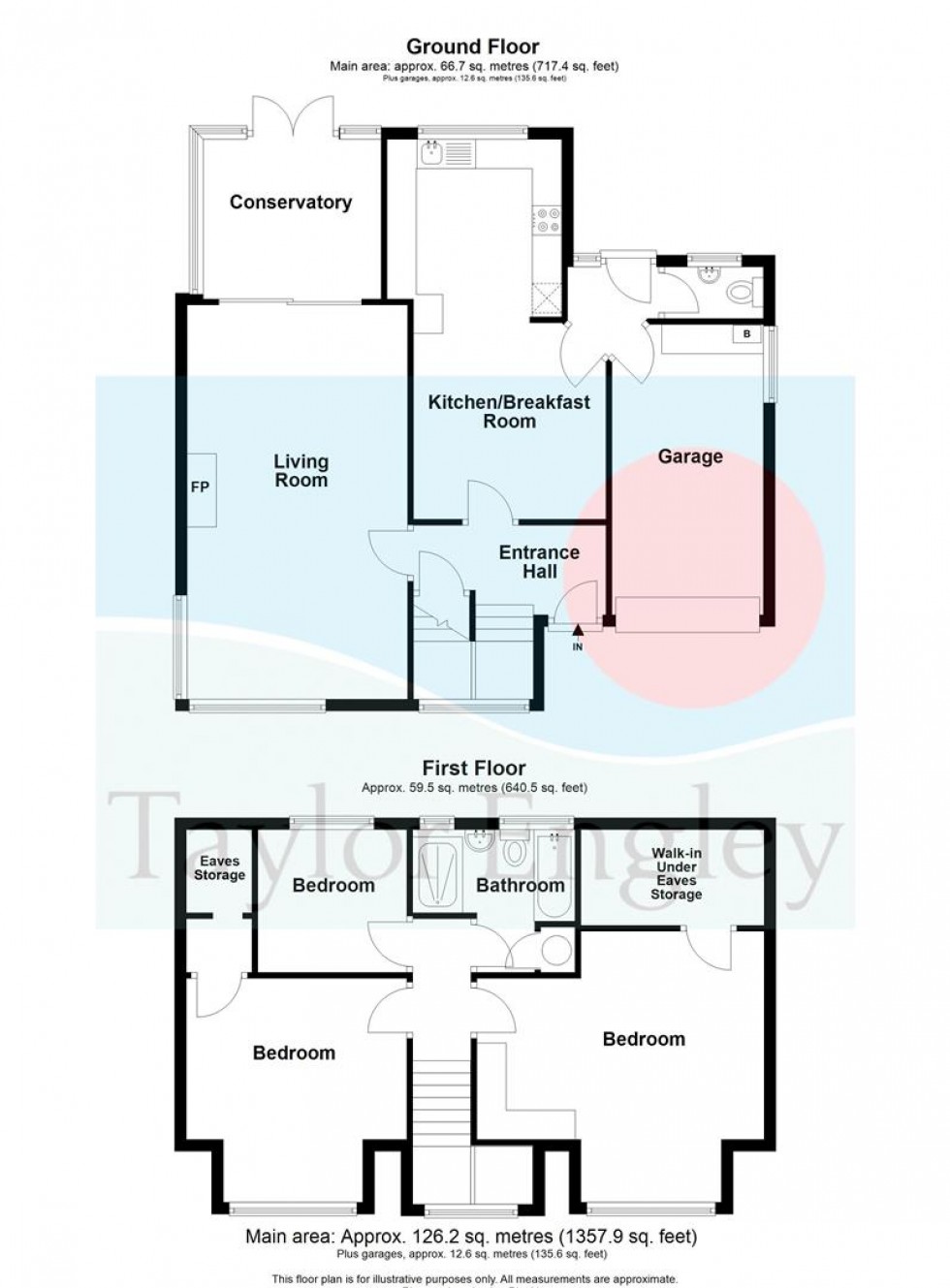 Floorplan for Hoo Gardens, Willingdon Village, Eastbourne