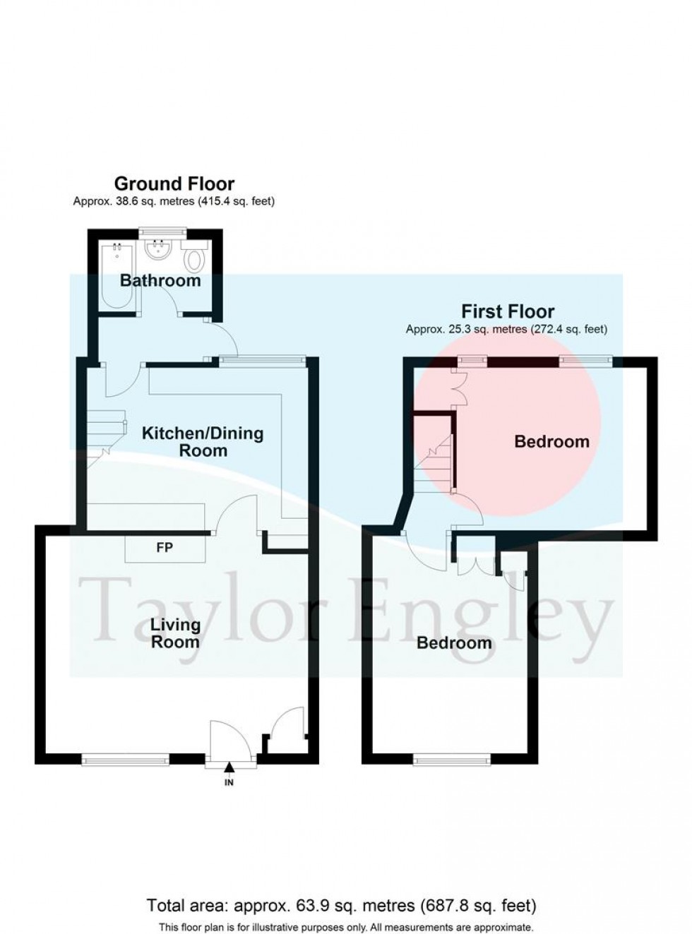 Floorplan for West End, Herstmonceux, Hailsham