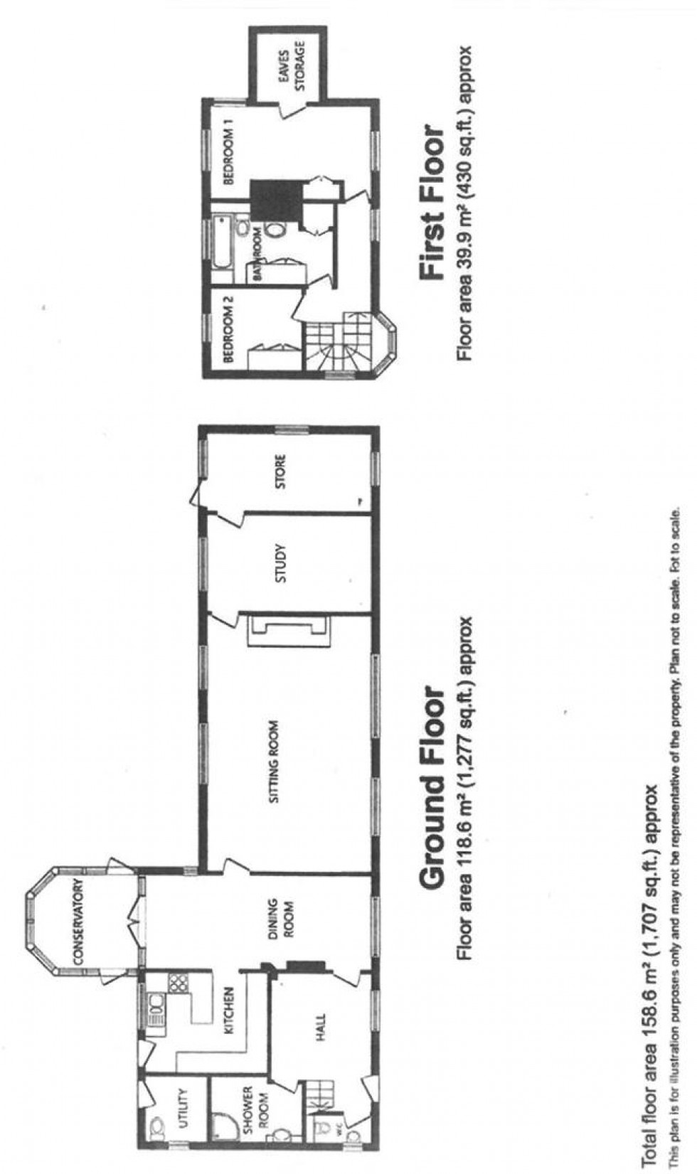 Floorplan for Church Street, Willingdon, Eastbourne