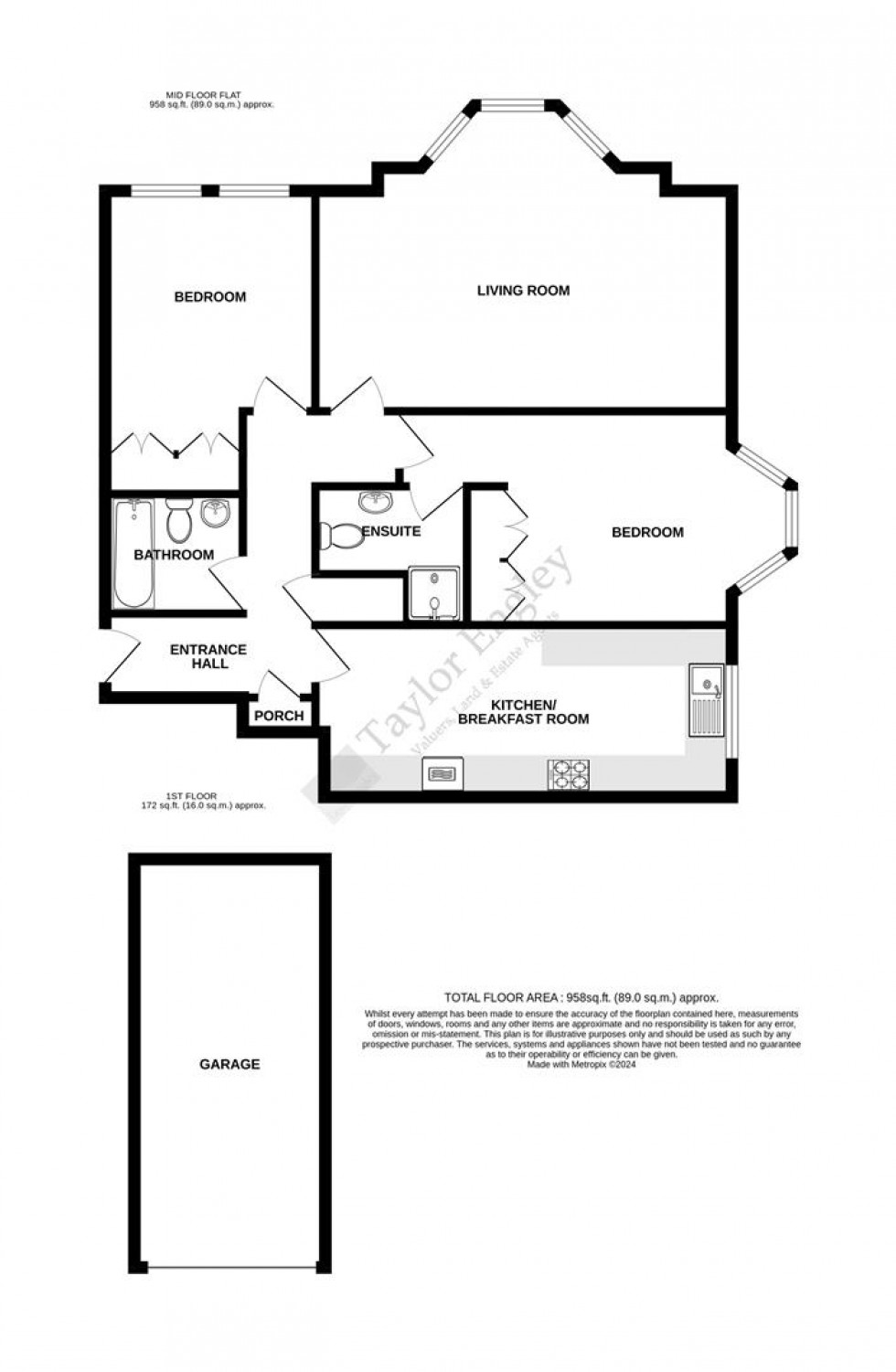 Floorplan for The Goffs, Eastbourne