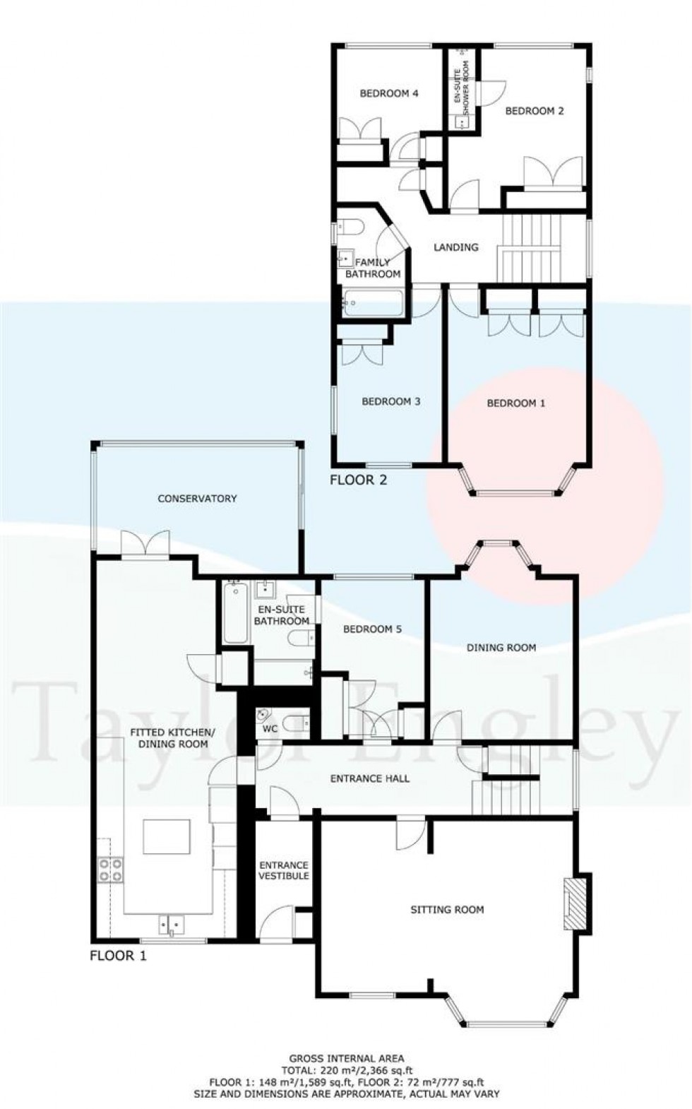 Floorplan for Southdown Road, Eastbourne