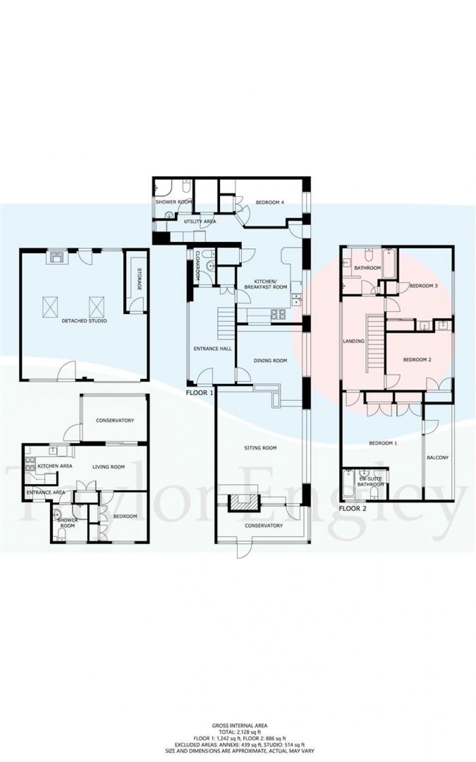 Floorplan for Upper Carlisle Road, Meads, Eastbourne