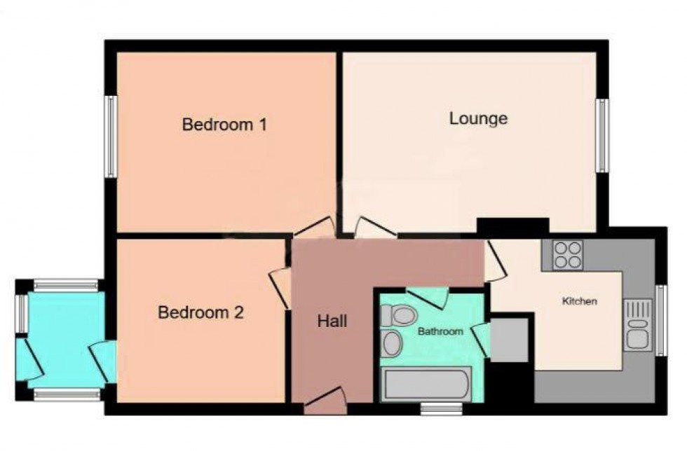 Floorplan for Battle Crescent, Hailsham