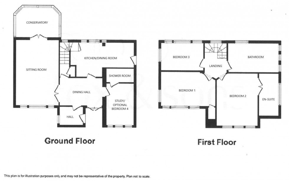 Floorplan for Elven Lane, East Dean, Eastbourne