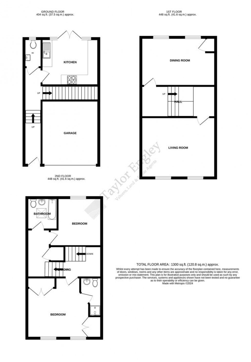 Floorplan for Admiralty Crescent, Sovereign Harbour, Eastbourne