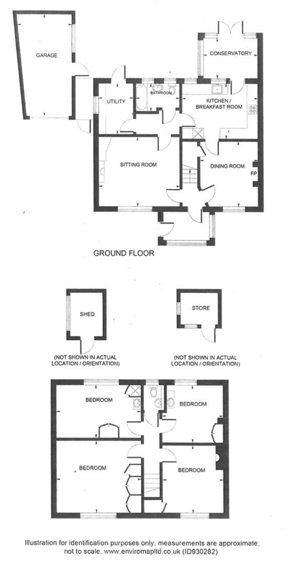 Floorplan for Jevington, Polegate