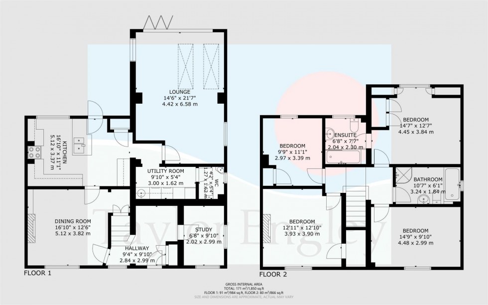 Floorplan for Carters Corner, Hailsham