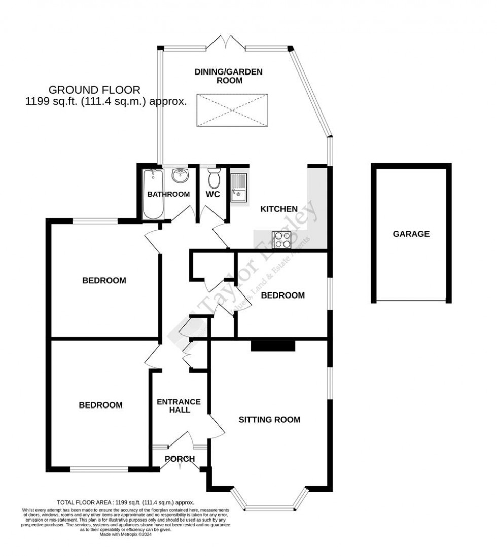 Floorplan for Selmeston Road, Rodmill, Eastbourne