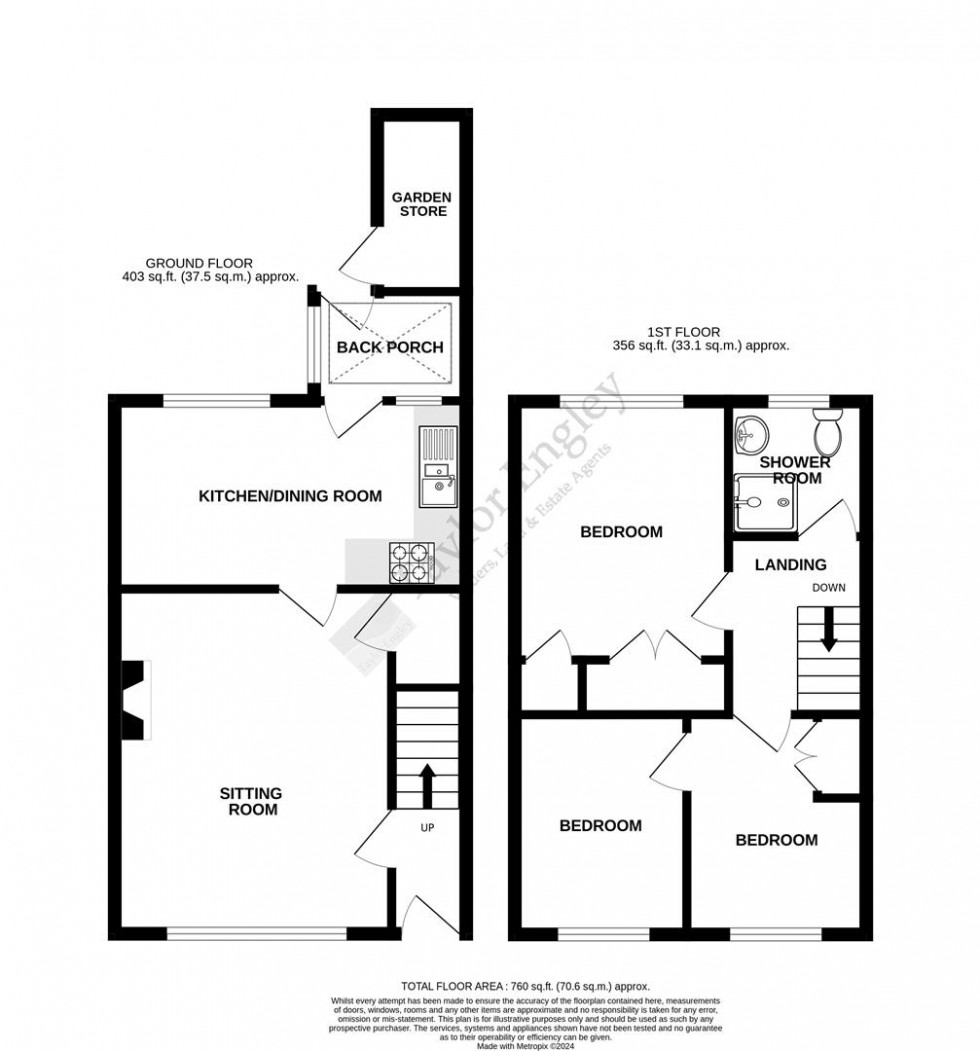 Floorplan for Bodiam Crescent, Eastbourne