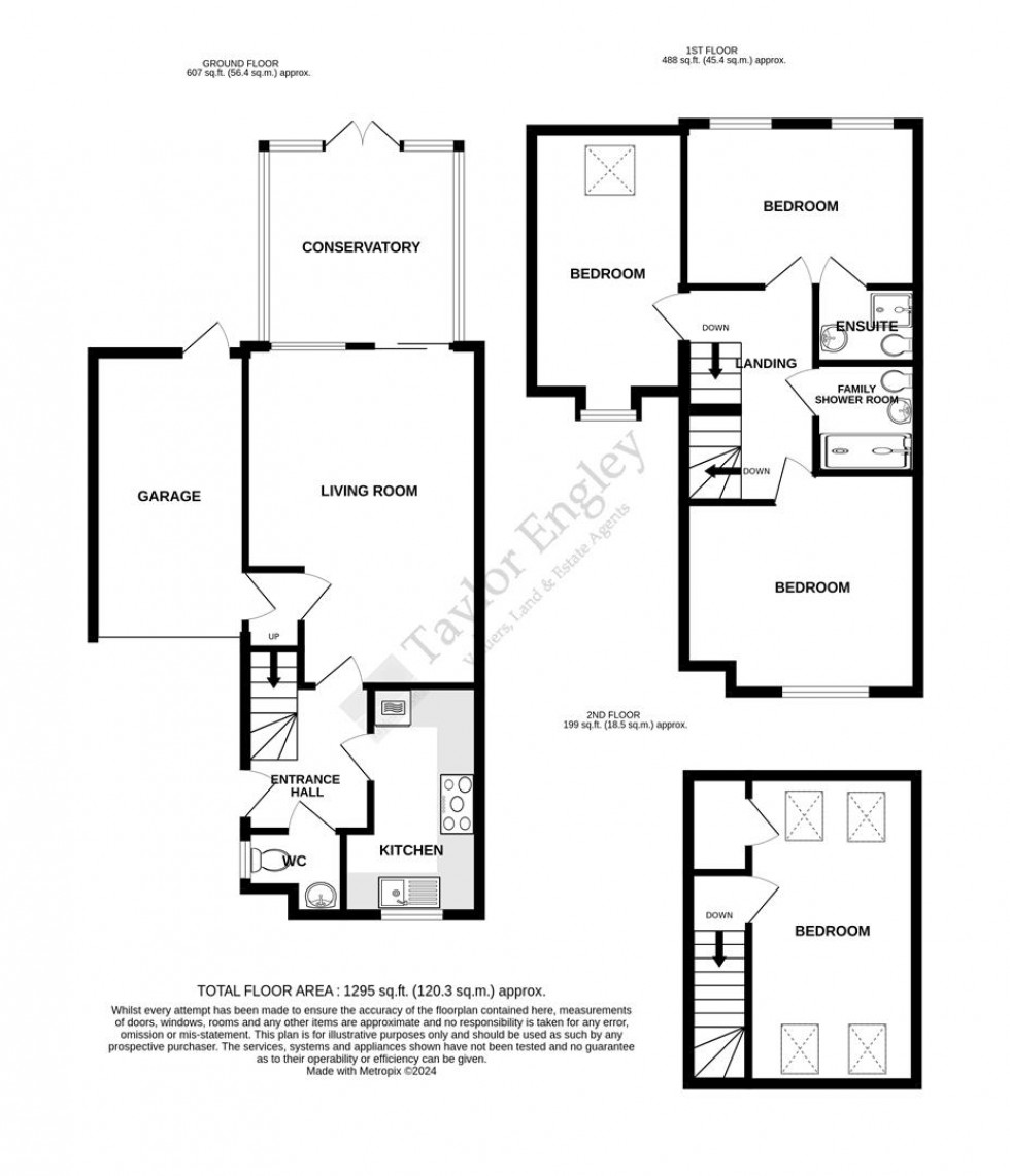 Floorplan for Rotherfield Avenue, Langeny, Eastbourne