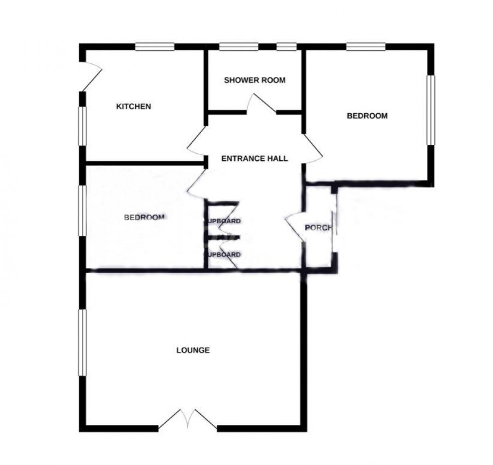 Floorplan for Ditchling Way, Hailsham