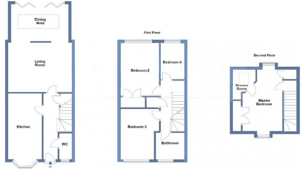 Floorplan for Blanshard Close, Herstmonceux, Hailsham