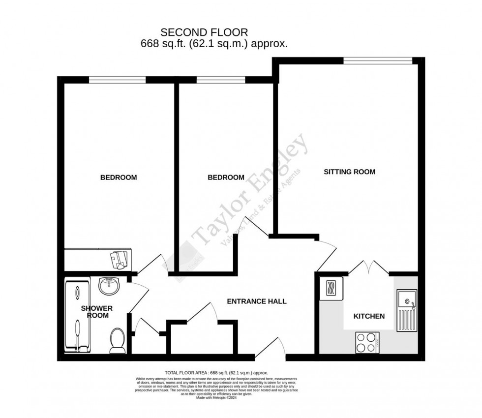 Floorplan for Bellbanks Road, Hailsham