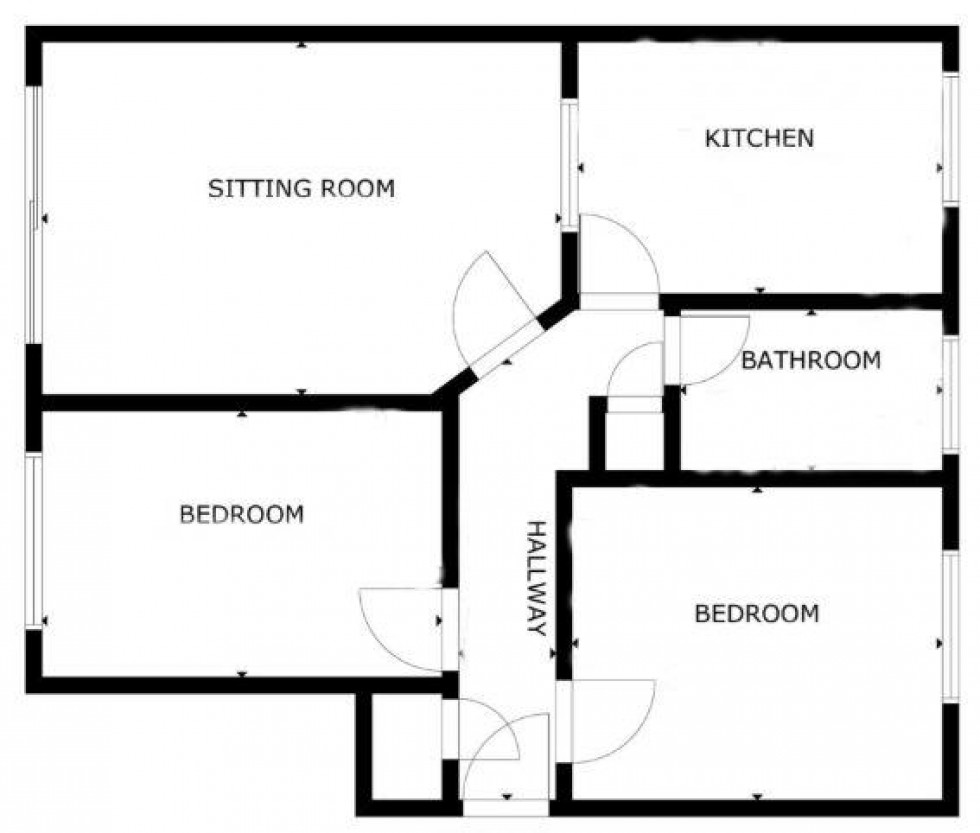 Floorplan for Mill Road, Hailsham