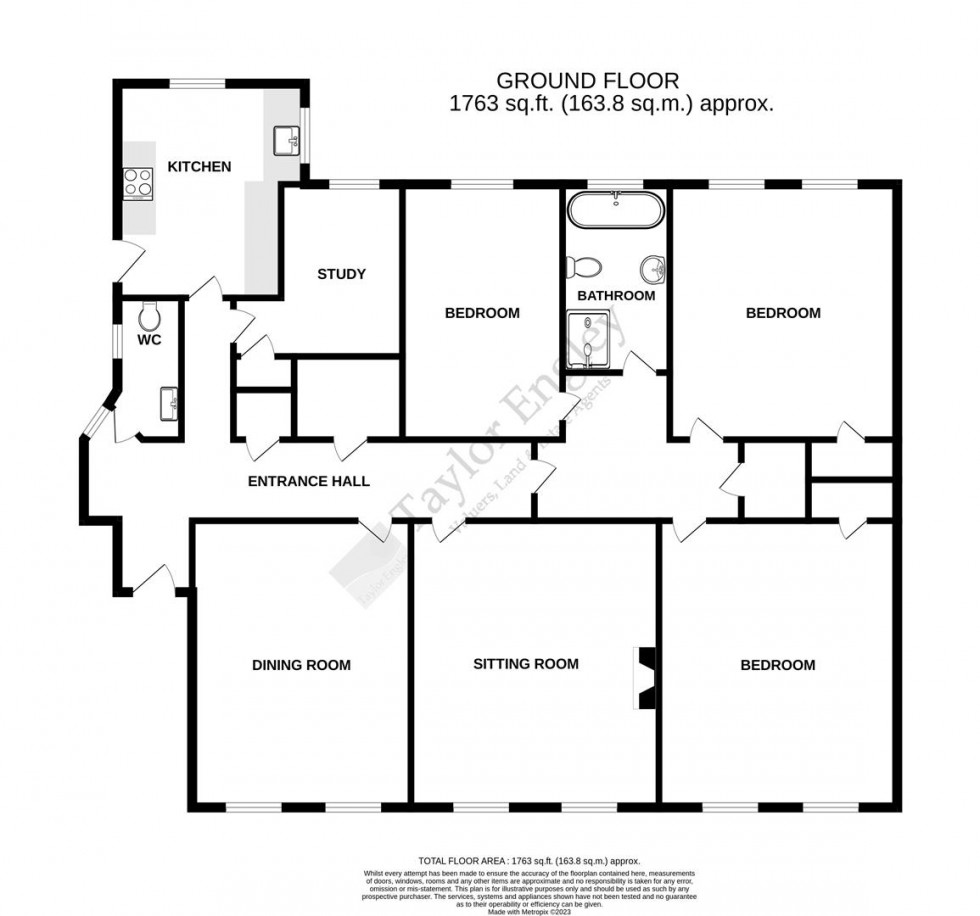 Floorplan for Devonshire Place, Eastbourne