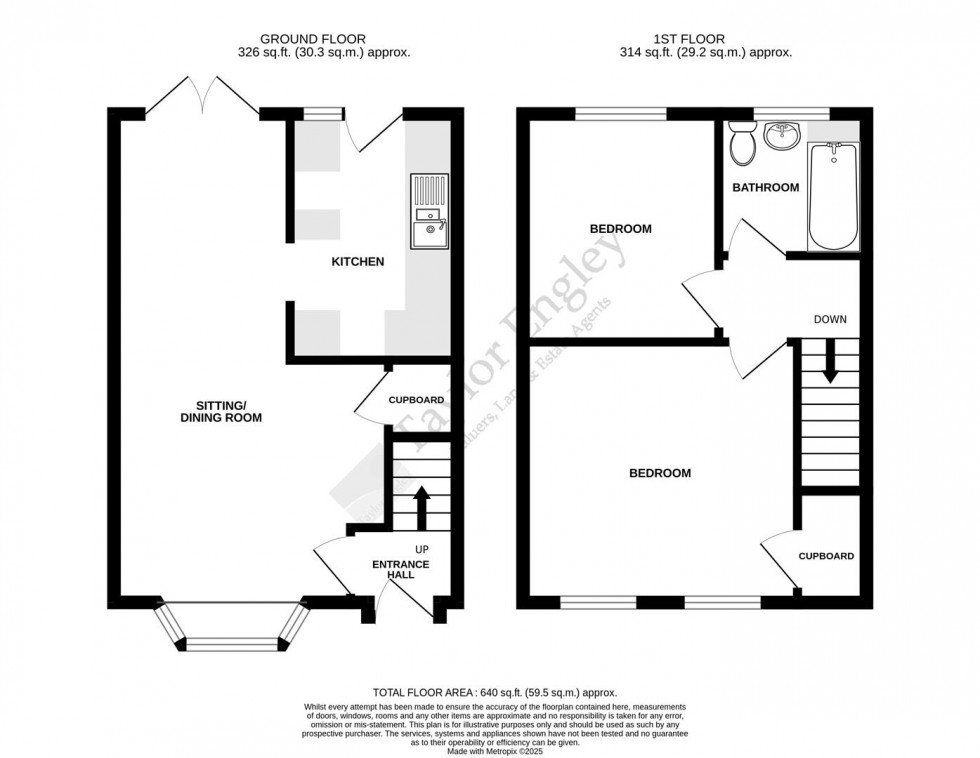 Floorplan for Cromer Way, Hailsham