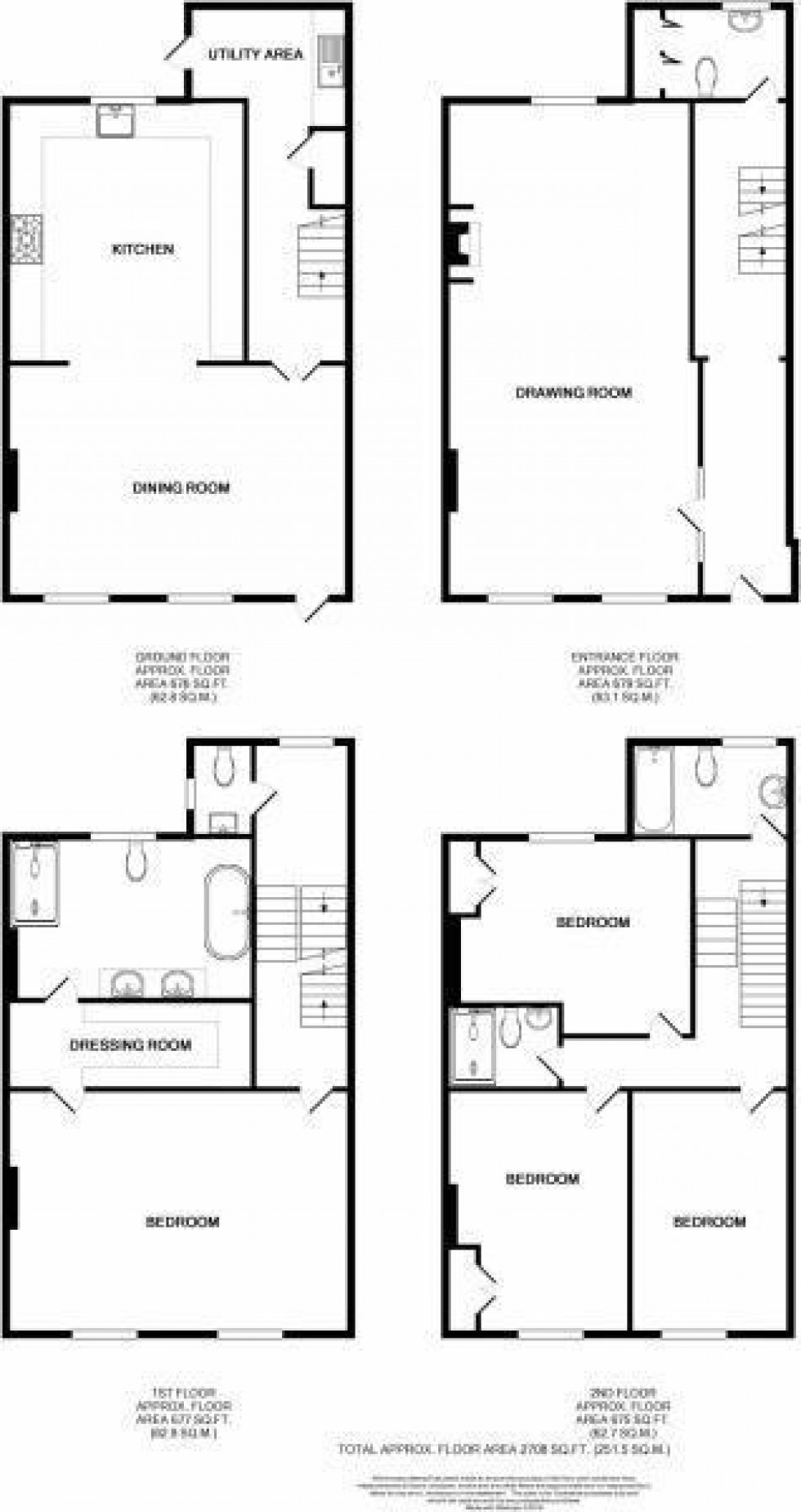 Floorplan for Hyde Gardens, Eastbourne, East Sussex