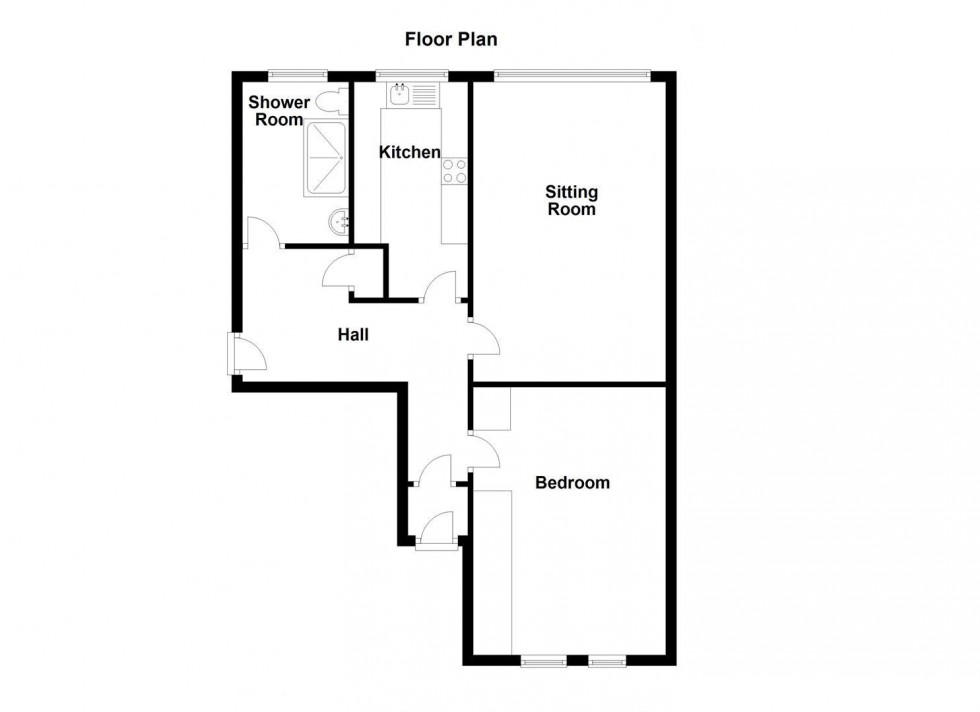 Floorplan for King Edwards Parade, Eastbourne