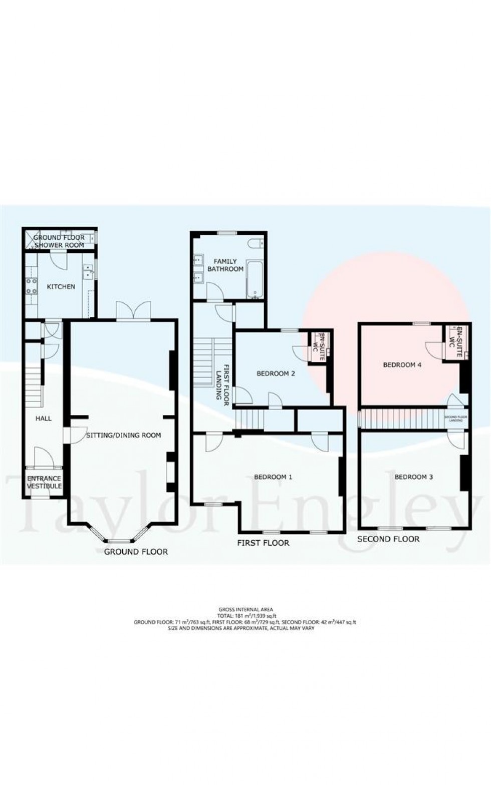 Floorplan for Lushington Road, West of Town Centre, Eastbourne