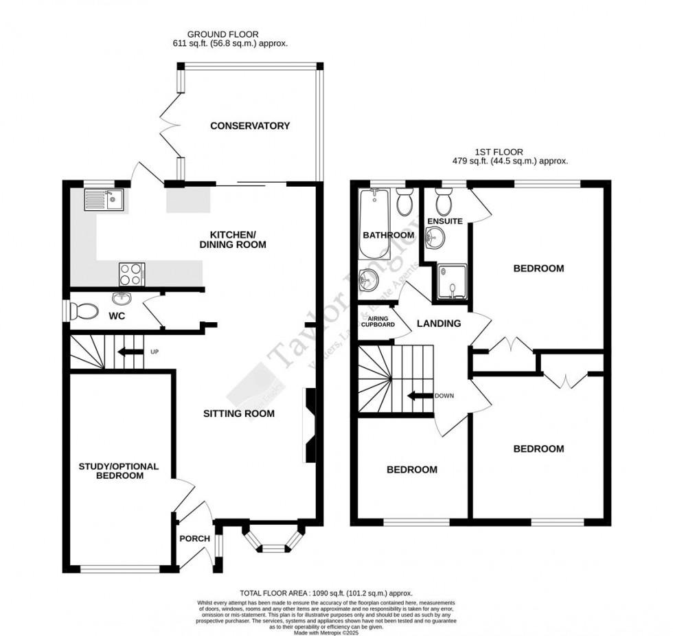 Floorplan for Boston Close, Sovereign Harbour South, Eastbourne