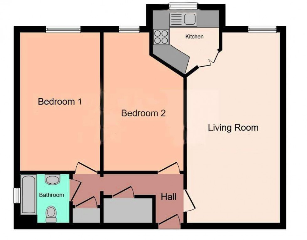 Floorplan for Bellbanks Road, Hailsham